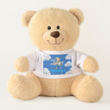 Schwebende Umarmungen: Der Teddybär in den Wolken