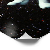Schwebender Astronaut Poster (Ecke)