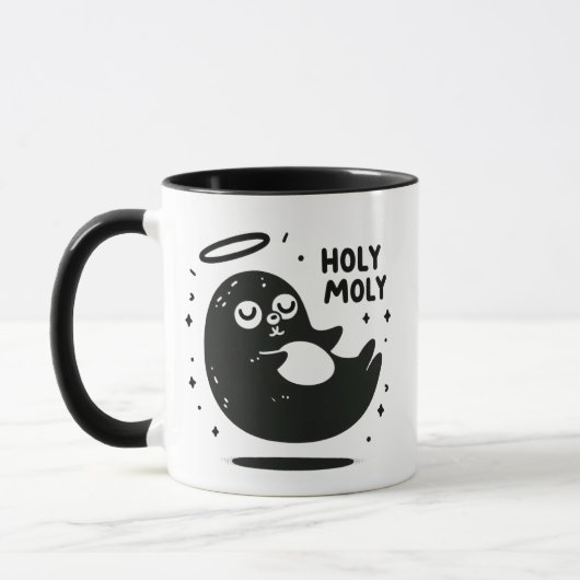 Schwebender Heiliger Maulwurf Becher – Süßes schwe Tasse (Links)