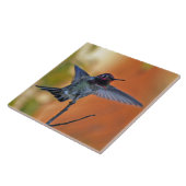 Schwebender Kolibri Fliese (Seite)