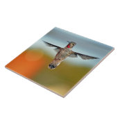 Schwebender Kolibri Fliese (Seite)