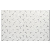 Schwebender Kolibri geworfener Druck Stoff (Fat Quarter (45,7 x 55,9 cm))