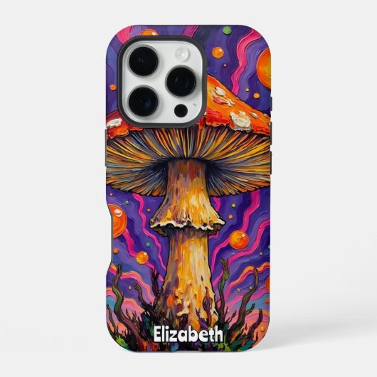 Schwebender Orb-Pilz iPhone Hülle (Rückseite)