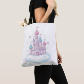 Schwebendes Feenschloss – Fantasievolle Kindheitsf Tasche (Von Nahem)