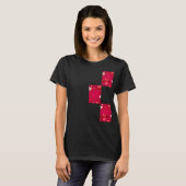 Schwebendes Herzen-Ballon-Design – Valentinstag T-Shirt (Vorne ganz)
