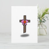 schwebendes Kreuz Einladung (Stehend Vorderseite)