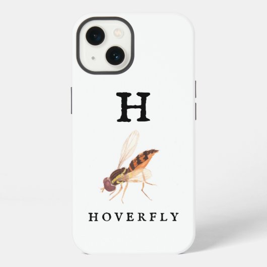 Schwebfliege iPhone Hülle (Rückseite)