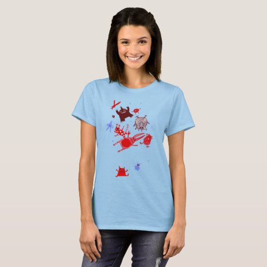 Schwebmonster T-Shirt (Vorne ganz)