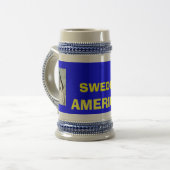 , SCHWEDE,… AMERIKANER BIERGLAS (Vorderseite Links)