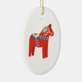 Schwede Dala Pferd Keramikornament (Rechts)