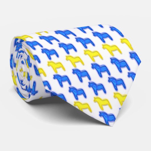 Schwede Dala Pferde Krawatte (Gerollt)