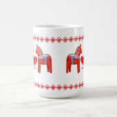 Schwede Dala Pferdeherz-Großvater Kaffeetasse (Mittel)