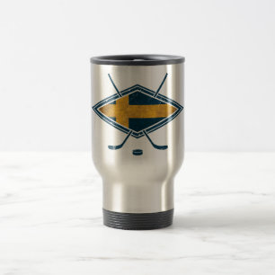 Schwede Sverige Eis-Hockey Reisebecher