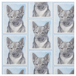 Schwede Vallhund Malerei - niedliche ursprünglich Stoff