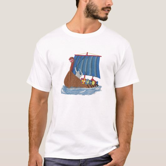 Schwede-Viking-Schiffs-Skandinavier T-Shirt (Vorderseite)