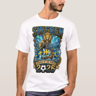 Schweden 2026 Fan-T-Shirt T-Shirt