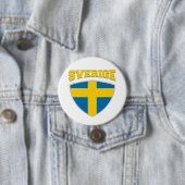 Schweden - Abzeichen des Flaggenschilds Button (Beispiel)