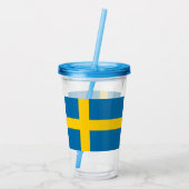 Schweden Acryltrinkbecher (Rückseite)