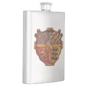 Schweden Antike Wappen Flachmann (Rechts)