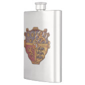 Schweden Antike Wappen Flachmann (Links)