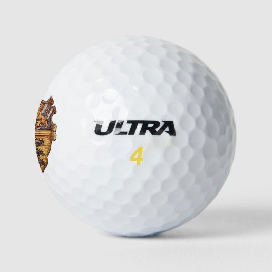 Schweden Antike Wappen Golfball (Logo)