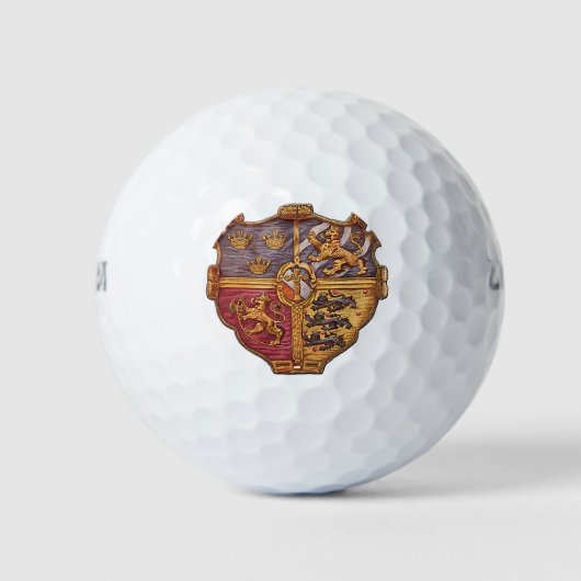 Schweden Antike Wappen Golfball (Vorderseite)