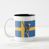 Schweden Arb Art Arborist Tree Surgeon Chainsaw Zweifarbige Tasse (Links)