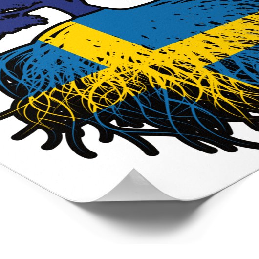 Schweden Australien Tree Roots Poster (Ecke)