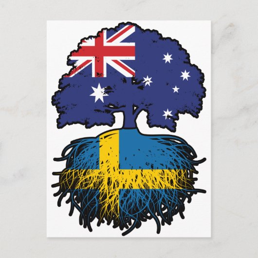 Schweden Australien Tree Roots Postkarte (Vorderseite)