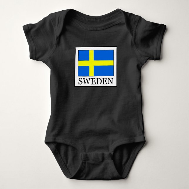 Schweden Baby Strampler (Vorderseite)