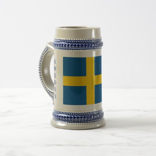 SCHWEDEN BIERGLAS (Vorderseite Links)