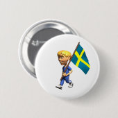 Schweden Button (Vorne & Hinten)
