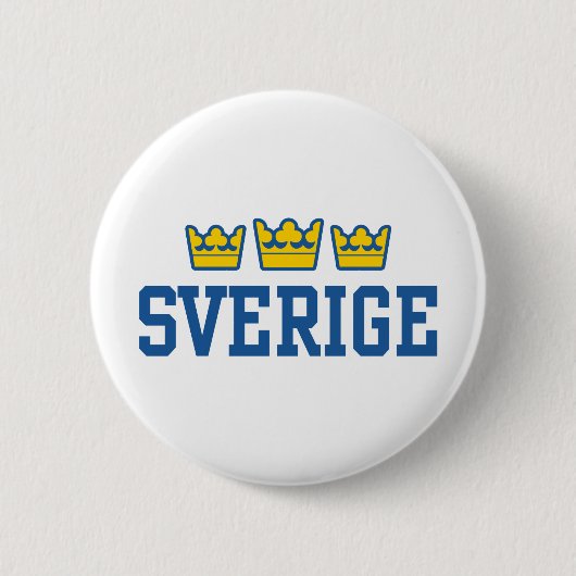 Schweden Button (Vorderseite)