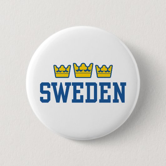 Schweden Button (Vorderseite)