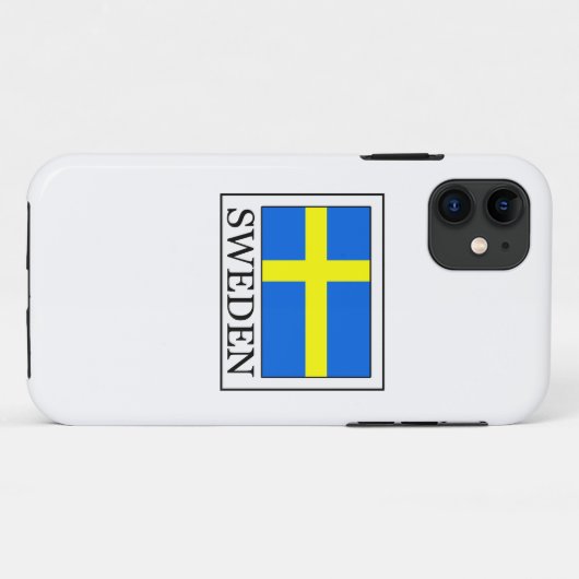 Schweden Case-Mate iPhone Hülle (Rückseite (Horizontal))