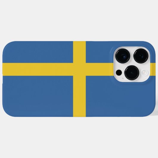 Schweden Case-Mate iPhone Hülle (Rückseite (Horizontal))