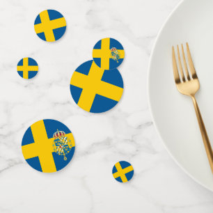 Schweden Confetti, Party, schwedische Flagge Konfetti