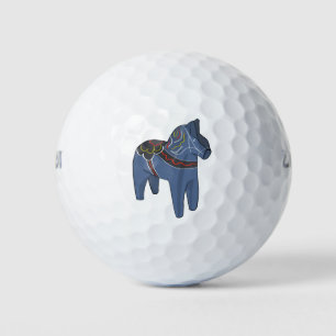 Schweden Dala Horse Dalecarlian Schwedisch Golfball
