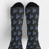 Schweden Dala Horse Dalecarlian Schwedisch Socken (Oben)