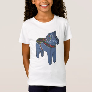 Schweden Dala Horse Dalecarlian Schwedisch T-Shirt