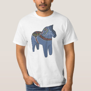Schweden Dala Horse Dalecarlian Schwedisch T-Shirt