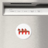 Schweden Dala Horse Magnet (In Situ (Geschirrspüler))
