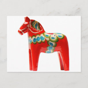 Schweden Dala Horse Postkarte