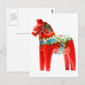 Schweden Dala Horse Postkarte (Vorne/Hinten)