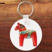 Schweden Dala Horse Schlüsselanhänger (Vorderseite)