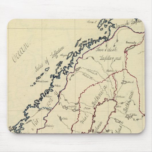 Schweden, Dänemark, Norwegen 2 Mousepad (Vorne)