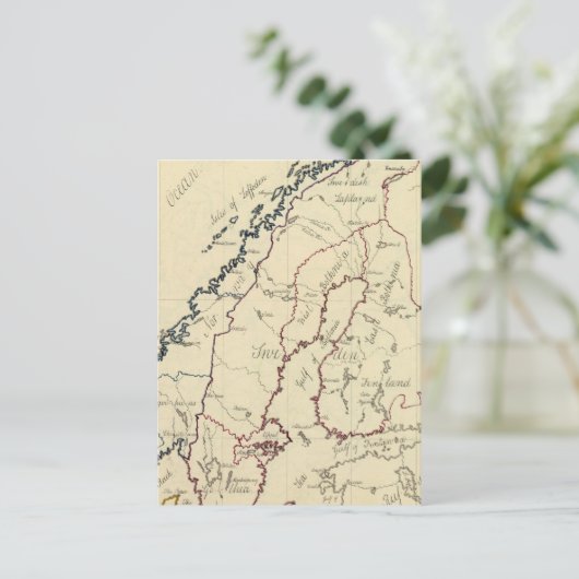 Schweden, Dänemark, Norwegen 2 Postkarte (Stehend Vorderseite)