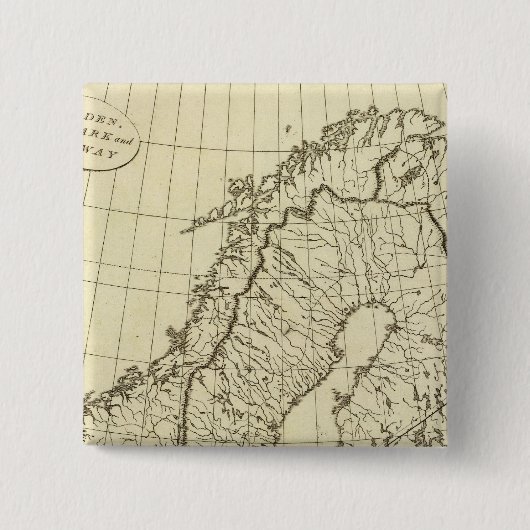 Schweden, Dänemark, Norwegen, Kontur Button (Vorderseite)