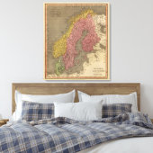 Schweden, Dänemark, Norwegen Leinwanddruck (Insitu (Schlafzimmer))