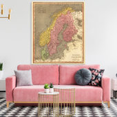 Schweden, Dänemark, Norwegen Leinwanddruck (Insitu (Wohnzimmer))